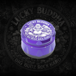 happy buddha herb grinder (pink) (copy)