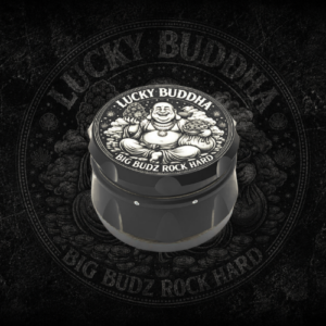 happy buddha herb grinder (purple) (copy)