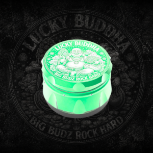 happy buddha herb grinder (gold) (copy)